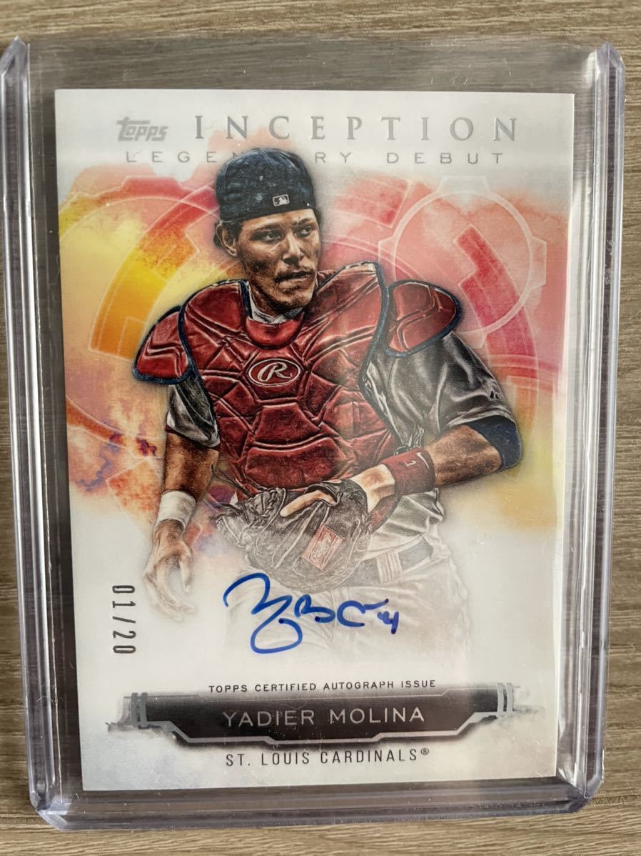 【大得価，お買い得】 topps IOCEPTION Yadier Molina auto /20(Topps)｜売買されたオークション情報、yahooの商品情報をアーカイブ公開 - オークファン シングルカード