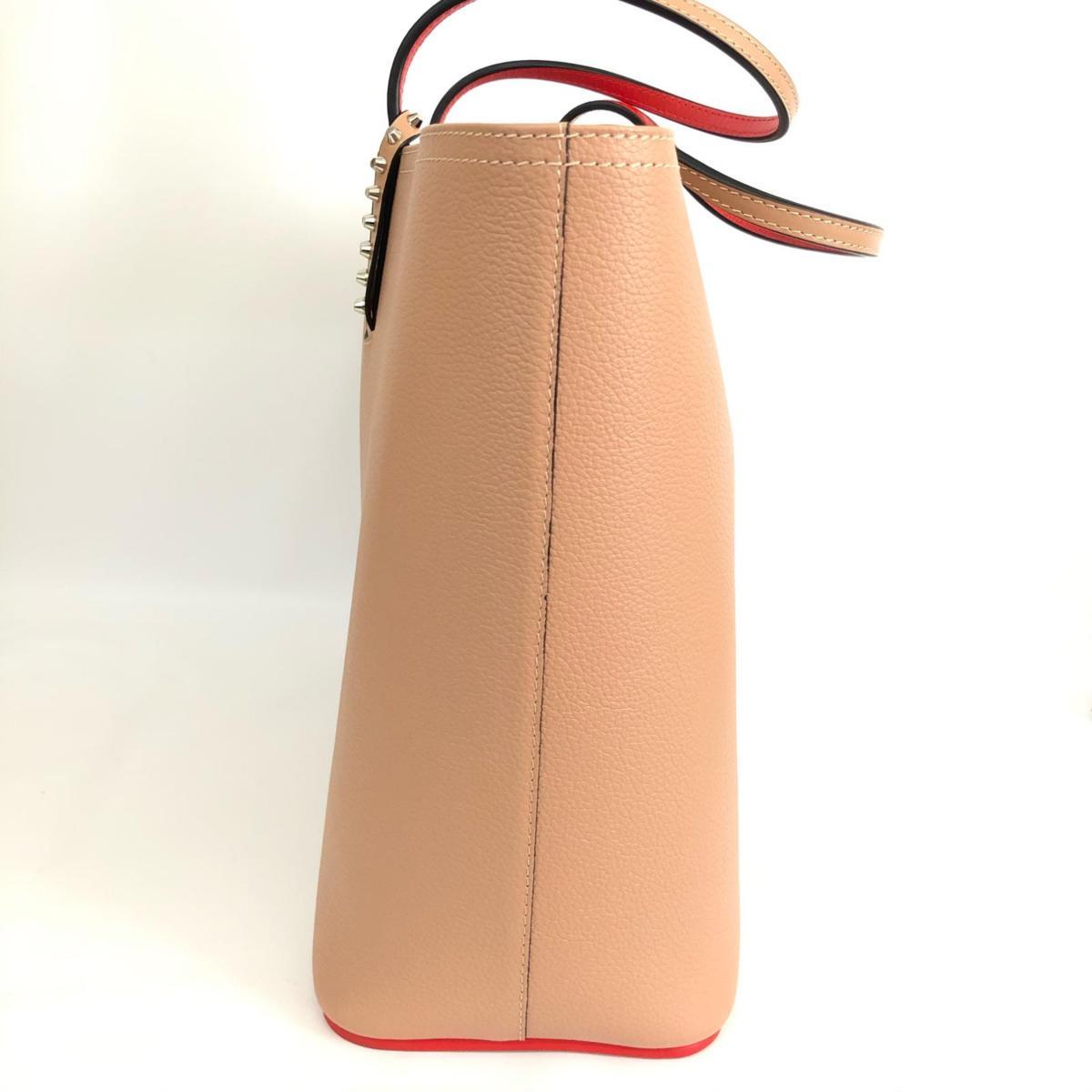 1円 Christian Louboutin ルブタン 美品 カバタ CABATA レザー トート 