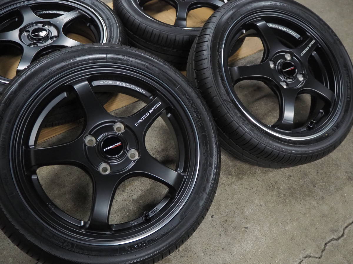 ☆人気☆165/55R15 4.5J+45 4H100 新品 TOYO クロススピードCR5 1台分 