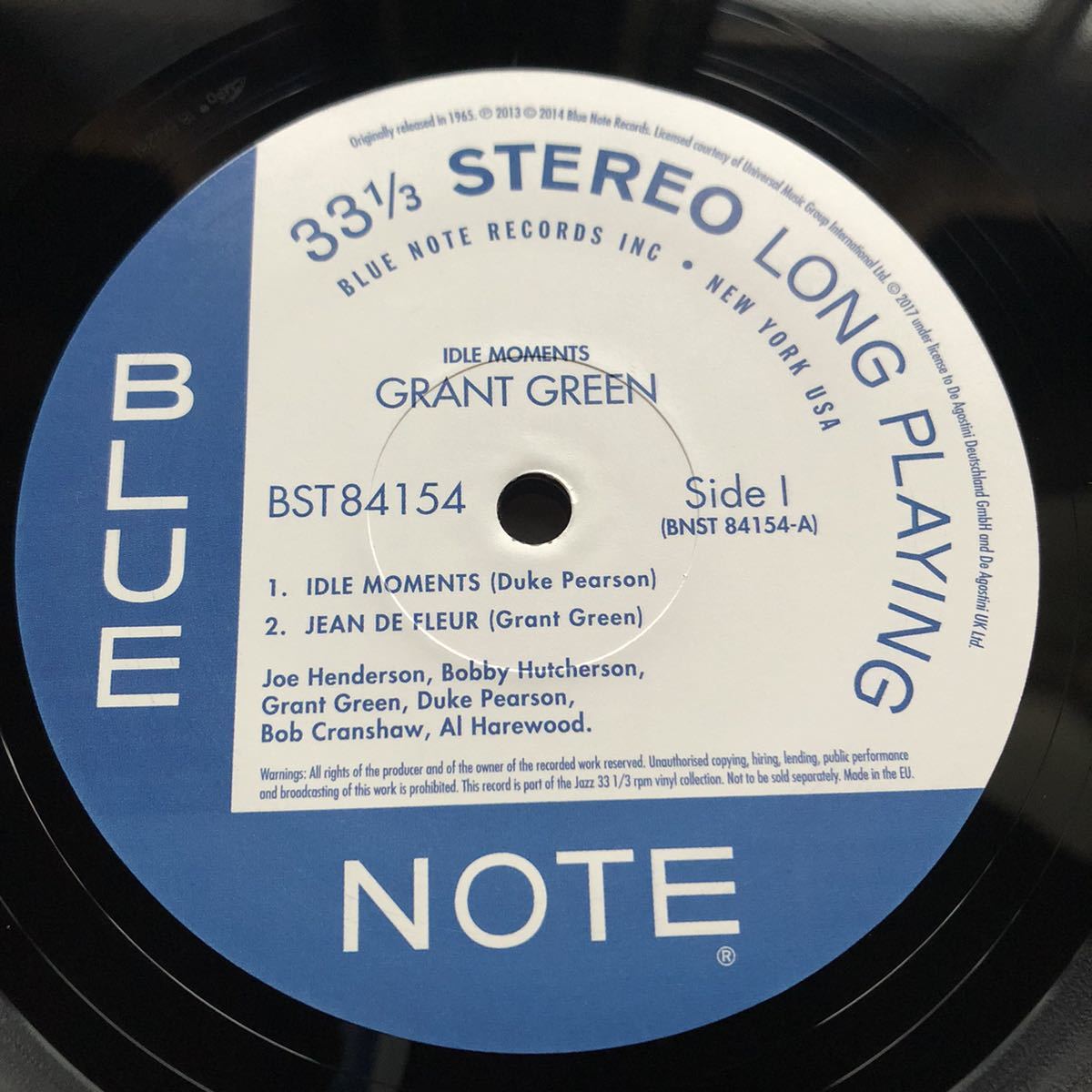 Idle - Moments Grant Green Records Note ⁄ Blue GRANT GREEN