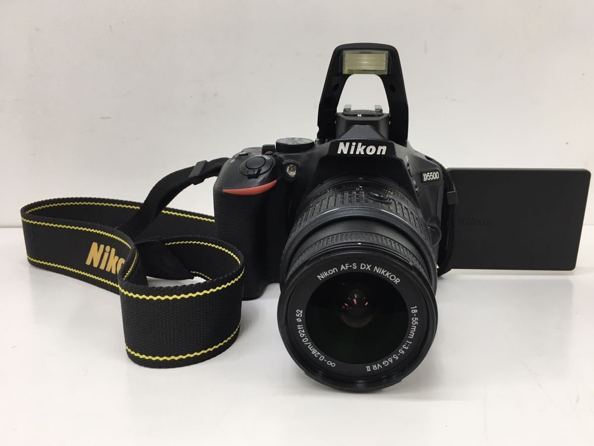 ニコン Nikon D5500 18-55mm 1:3.5-5.6G VR2 レンズ SDカード付き