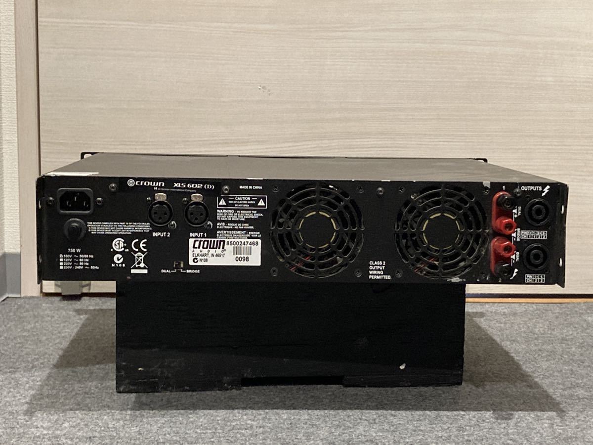 超希少！amcron crown パワーアンプ xls-602 動作ok です Bランク