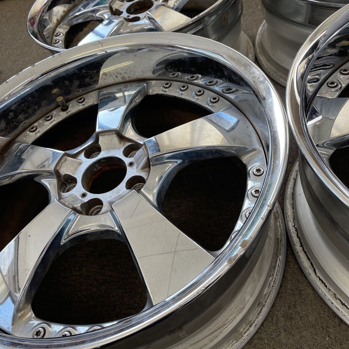 work ls105 19×8.5j +30 114.3 4本セット ??WORK LS105