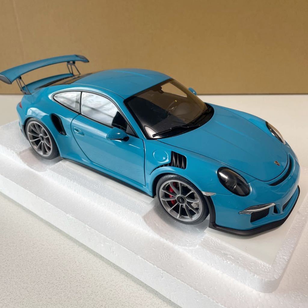 開封美品 AUTOart オートアート 1/18 ポルシェ 911 GT3 RS オートアート AUTOart 78167 1/18 ポルシェ 911 GT3 RS マイアミブルー