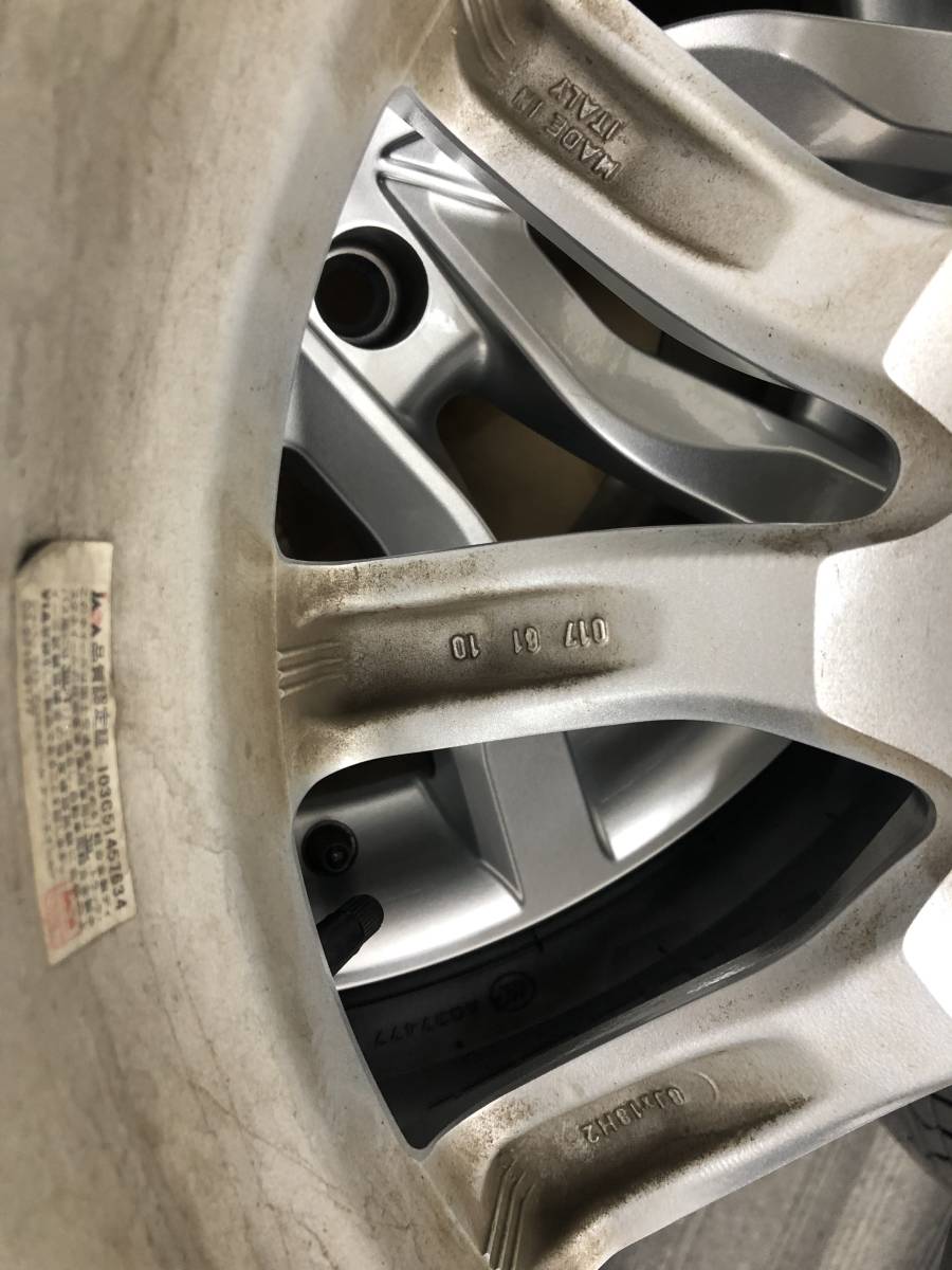 スタッドレスタイヤ　アルミ付　235/60R18　室内保管　_4