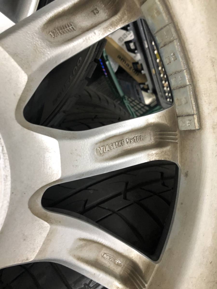 スタッドレスタイヤ　アルミ付　235/60R18　室内保管　_6