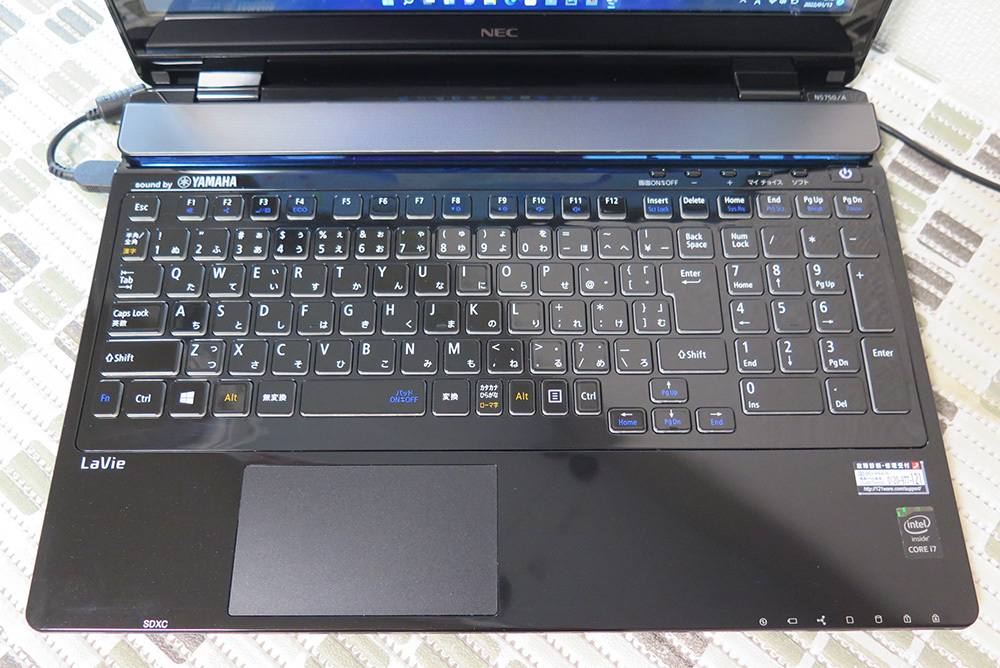 NEC ノートパソコン LaVie PC-NS750AAR-E3 /管理8079A13 NEC LaVie