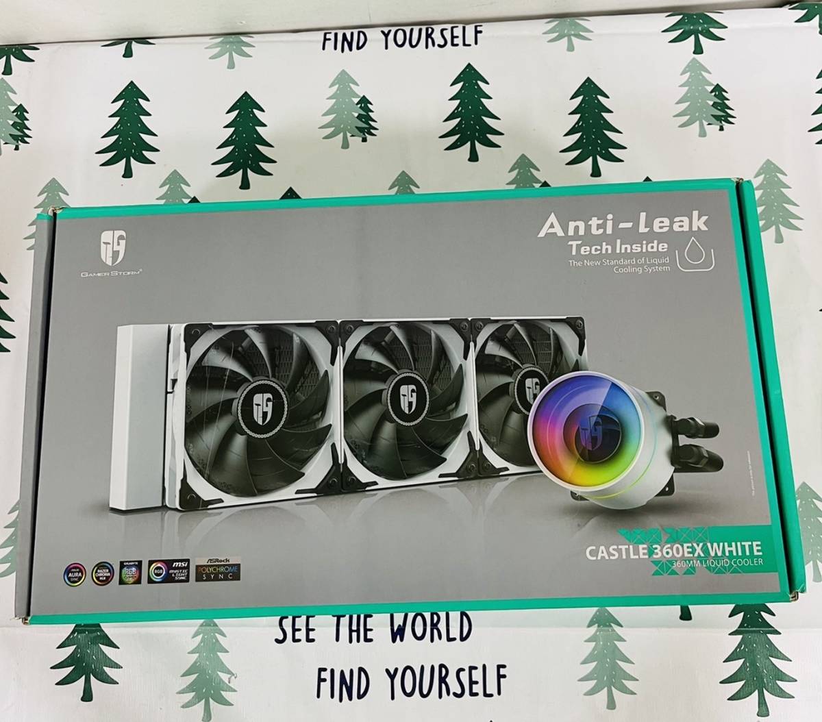 Anti-leak　CASTLE 360EX WHITE　未使用に近い（K102）