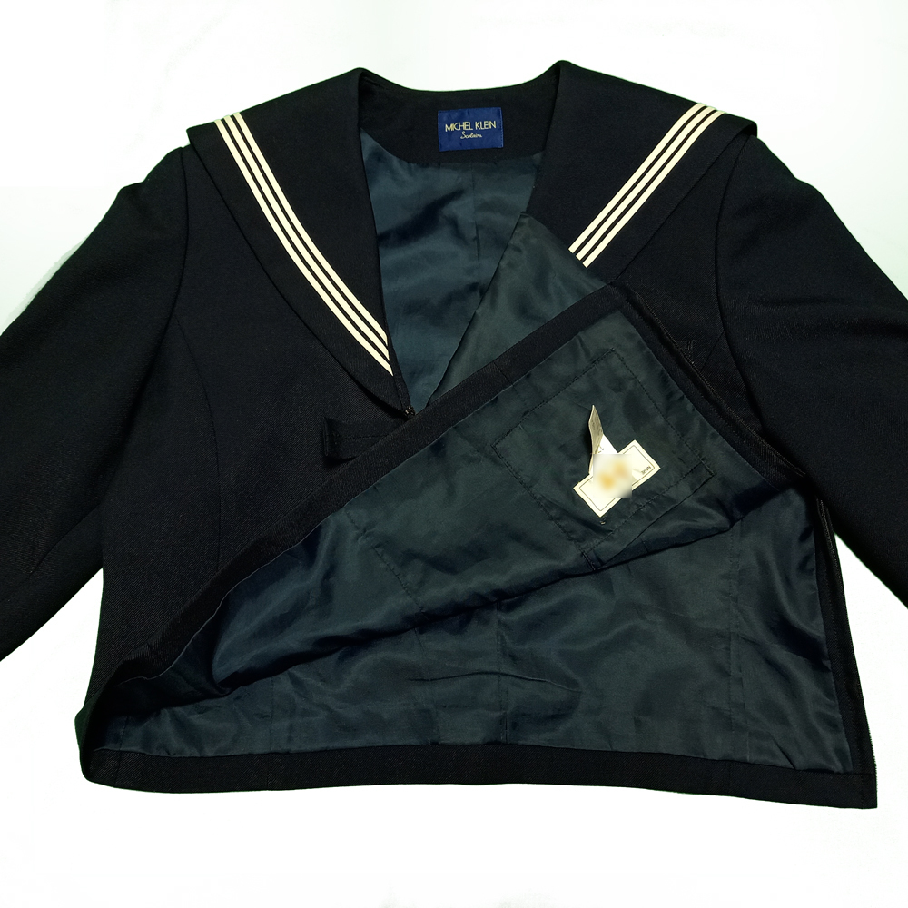 匿名・即決】170A/W72 MICHEL KLEIN 中学校 高校 女子 冬服 セーラー服 