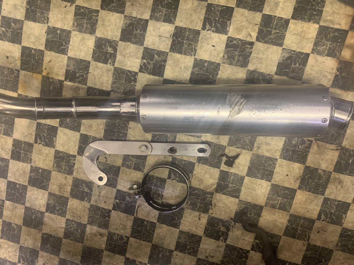 武川　タケガワ　モンキー　TAKEGAWA ボンバー　中古品 モンキー ボンバーマフラー TAKEGAWA 04-02-0211 &frasl; ホンダ