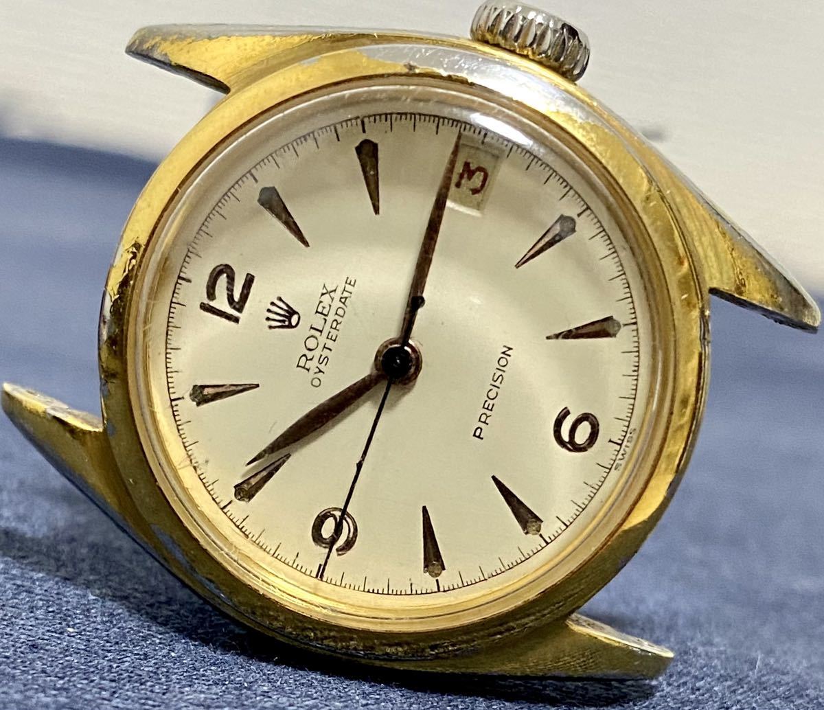 Y ROLEX ロレックス オイスターデイト プレシジョン 6066 メンズ 