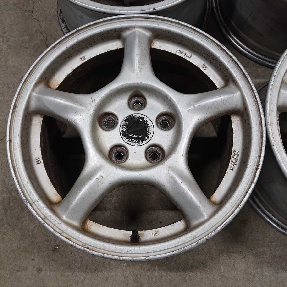 マツダ RX-7 FD アンフィニ 純正 ホイール 16×8J +50 4本(純正品 