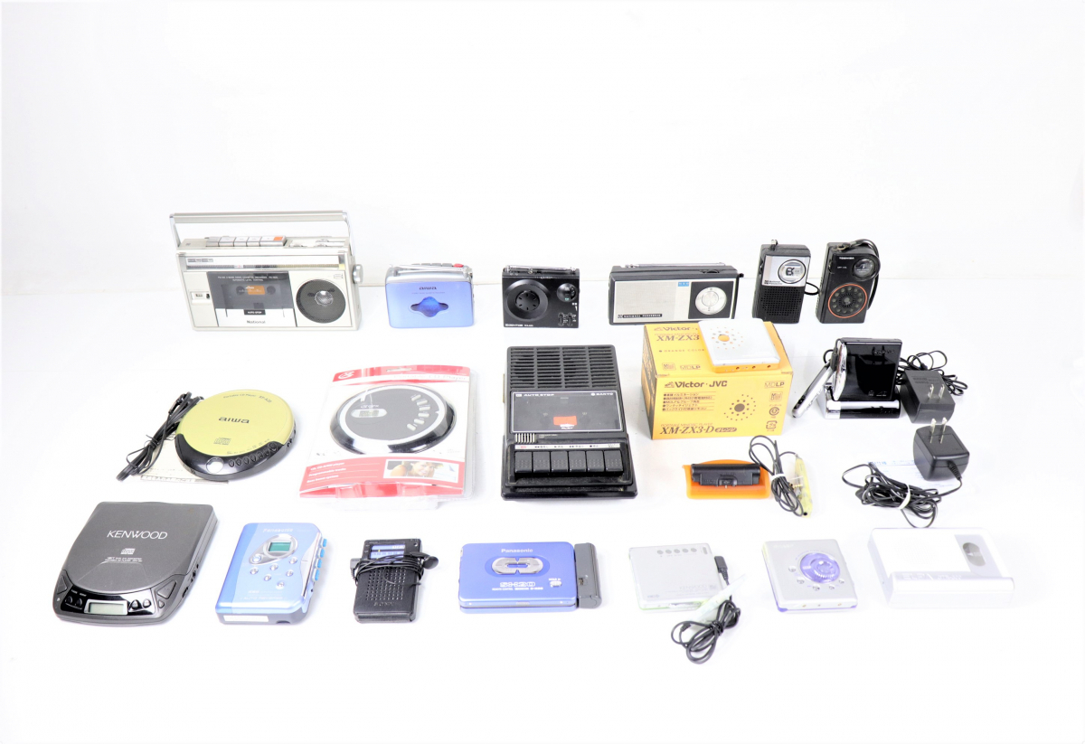ポータブル オーディオ機器 18点まとめ CD MDプレイヤー カセット
