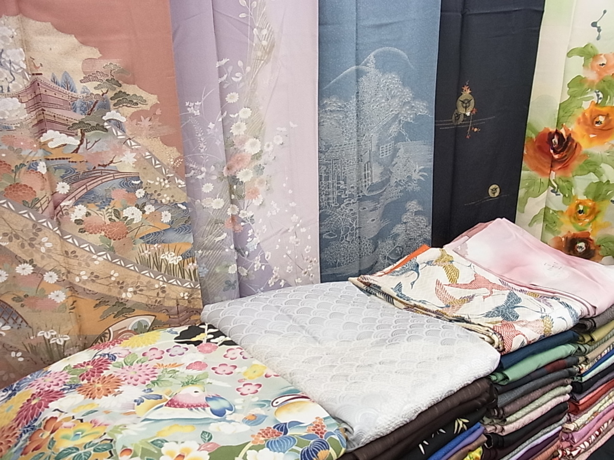 新作，新作登場 着物屋こころ 着物 まとめて 大量 全て正絹 品あり 岩井半四郎 歌舞伎役者 日本舞踊家 京友禅 型染 絞り 着用可能多数 ppp096(女性和服、着物)｜売買されたオークション情報、yahooの商品情報 その他