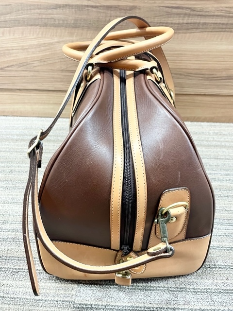 ソメスサドル SOMES SADDLE 2way ボストンバッグ 本革 茶 ソメスサドル