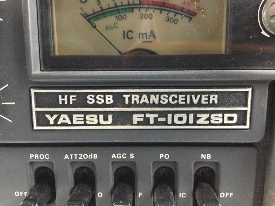 YAESU ヤエス FT-101ZSD HF SSB トランシーバー 1.9-29MHz◇ジャンク品