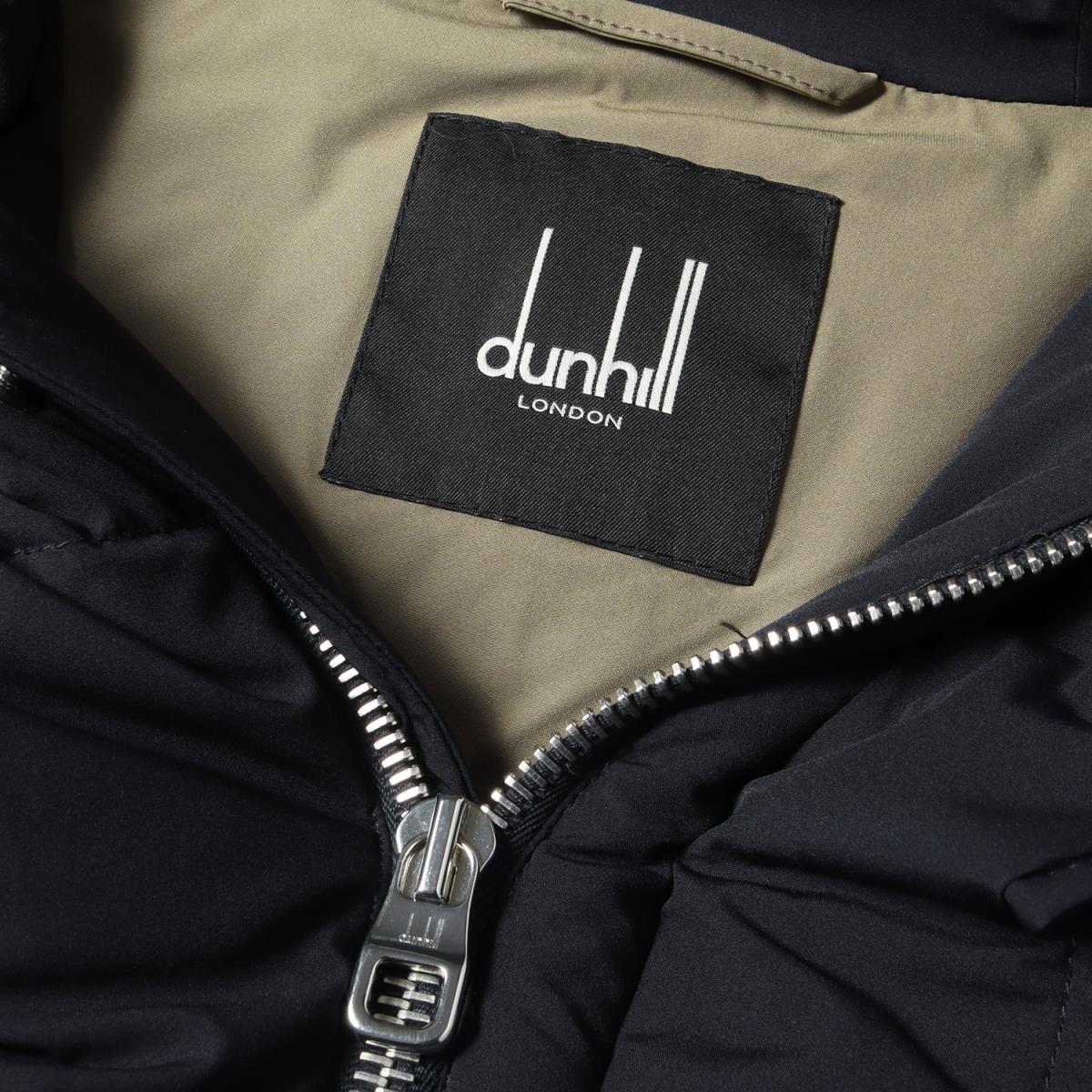 dunhill ダンヒル ジャケット ラクーンファーフード付き ストレッチ 