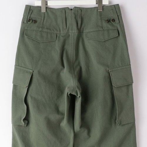 新品□21AW MAATEE&SONS カーゴパンツ ARMY PANTS 2 ヨリ杢 MILITARY 