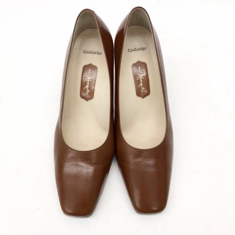 Couturier 銀座かねまつ クチュリエ ポイントトゥパンプス ハイヒール サイズ23 1 1 ブラウン 23 5cm 売買されたオークション情報 Yahooの商品情報をアーカイブ公開 オークファン Aucfan Com