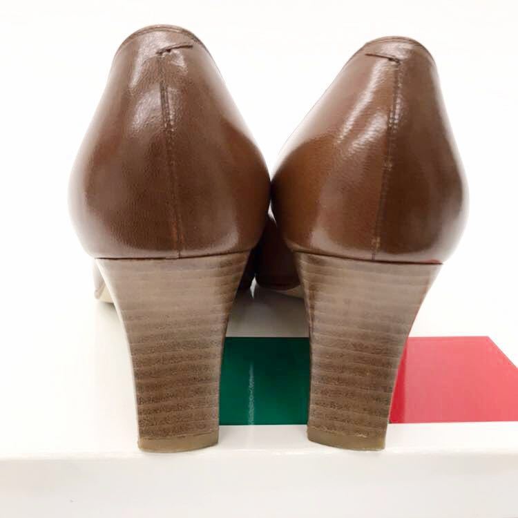 Couturier 銀座かねまつ クチュリエ ポイントトゥパンプス ハイヒール サイズ23 1 1 ブラウン 23 5cm 売買されたオークション情報 Yahooの商品情報をアーカイブ公開 オークファン Aucfan Com