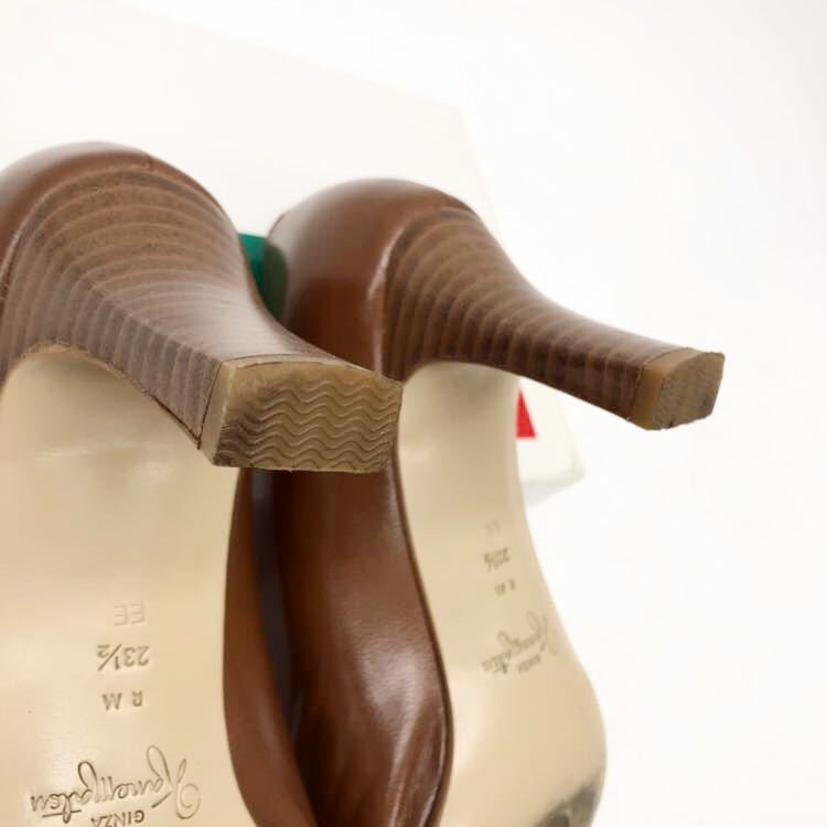 Couturier 銀座かねまつ クチュリエ ポイントトゥパンプス ハイヒール サイズ23 1 1 ブラウン 23 5cm 売買されたオークション情報 Yahooの商品情報をアーカイブ公開 オークファン Aucfan Com