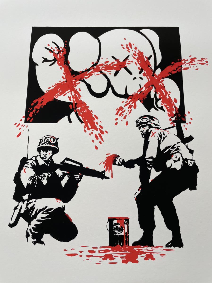 Jeff gillette 【Art in auction kaws ED100】banksy kaws roamcouch