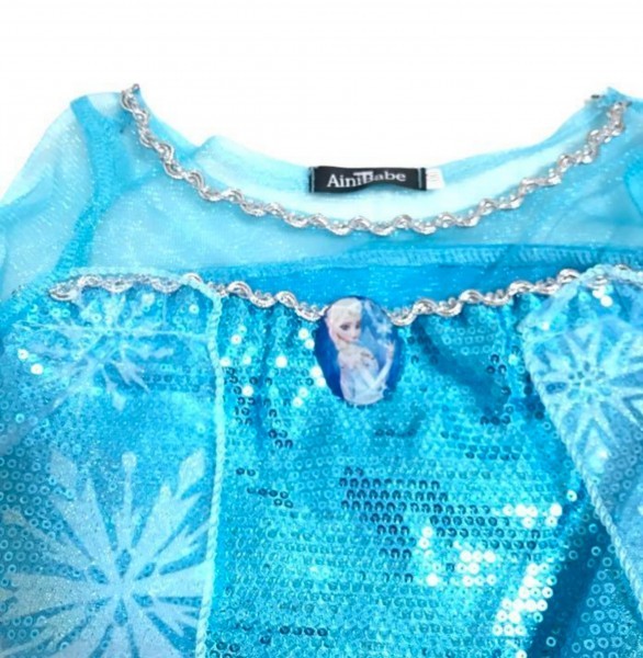 1cm エルサ ドレス なりきり プリンセス ワンピース コスプレ ディズニー キッズ アナ雪 子供服 1 115 124cm 売買されたオークション情報 Yahooの商品情報をアーカイブ公開 オークファン Aucfan Com