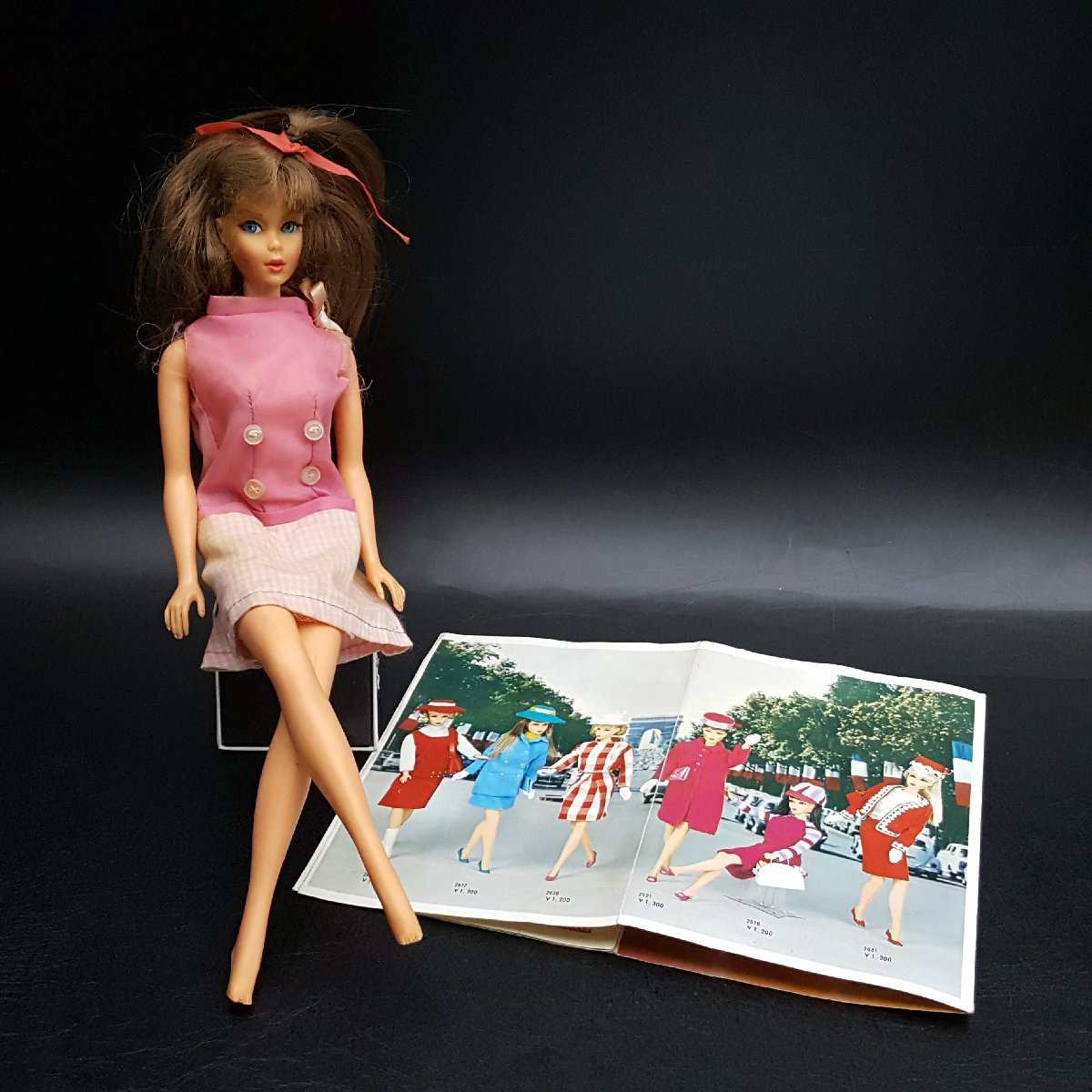 宝蔵】ツイストバービー Barbie 人形 1966年 made in japan ウエストが