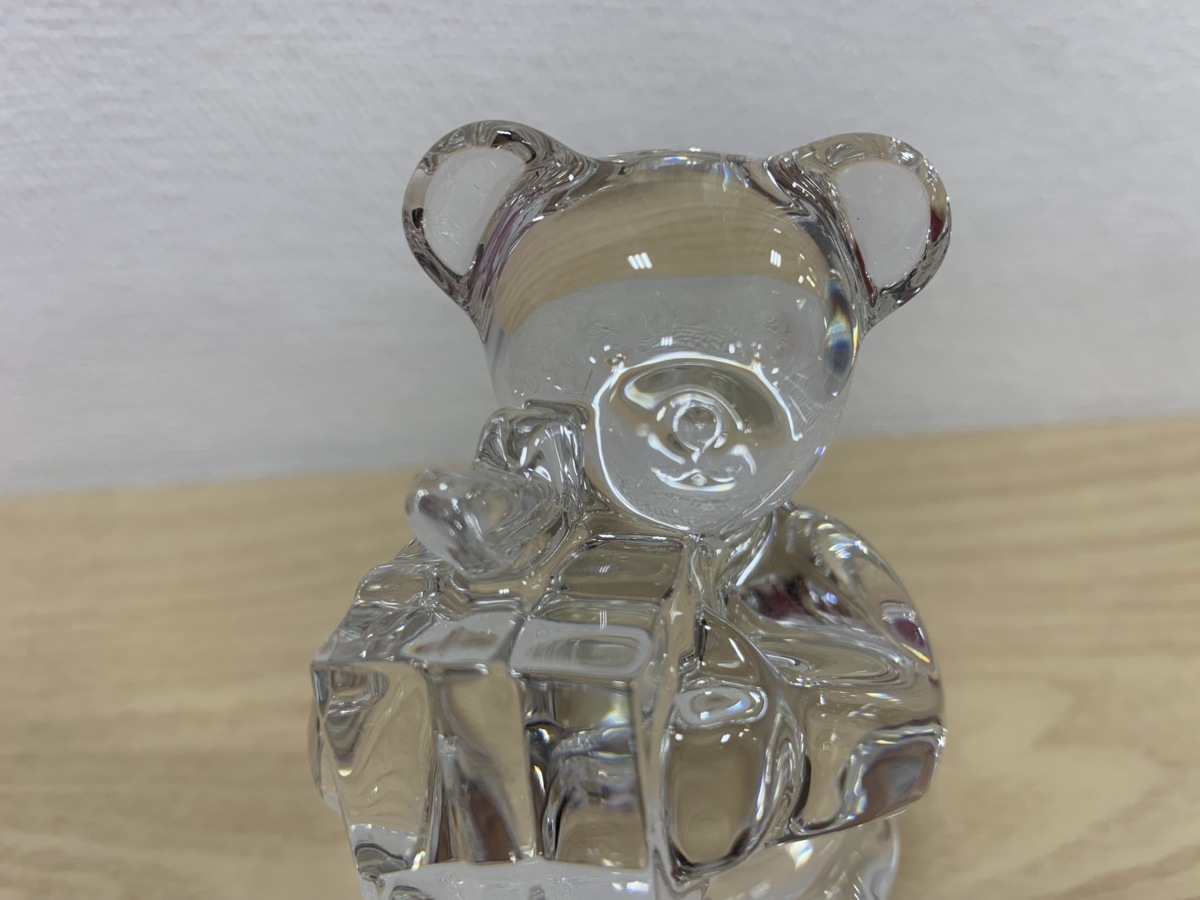 6OR富01010B】☆バカラ☆Baccarat☆フランス☆クマ☆ベア☆プレゼント 