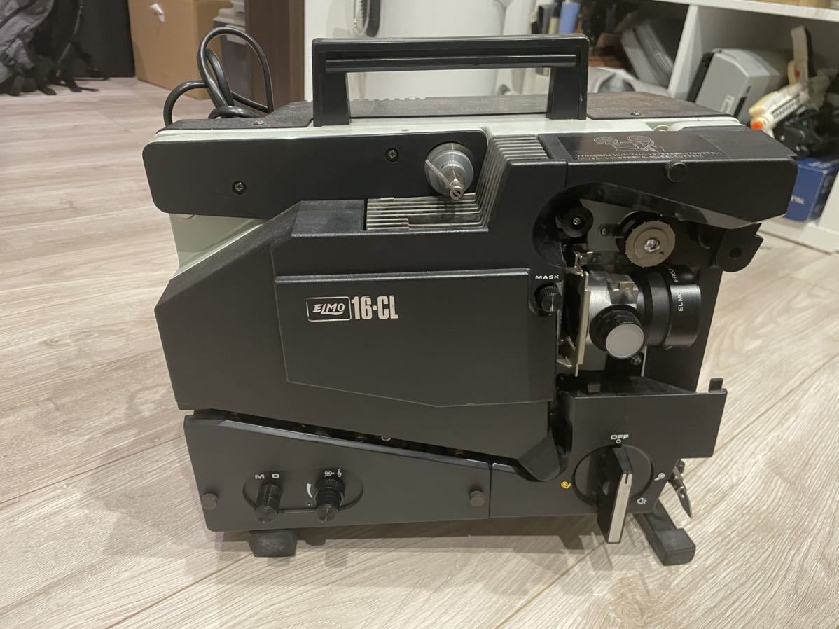 16mm映写機　ELMO 16-CL 動作品 ELMO エルモ 16-CL ロードショー カメラ Yahoo