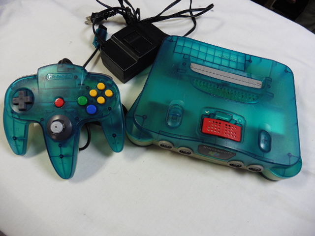 ニンテンドー64 本体 クリアブルー スケルトンブルー NINTENDO64 
