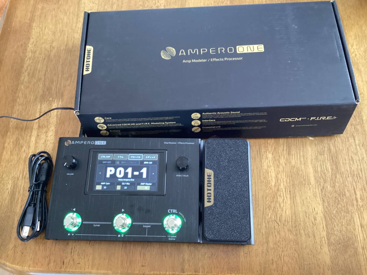 HOTONE AMPERO ONE ギターマルチエフェクター 美品 | AMPERO HOTONE