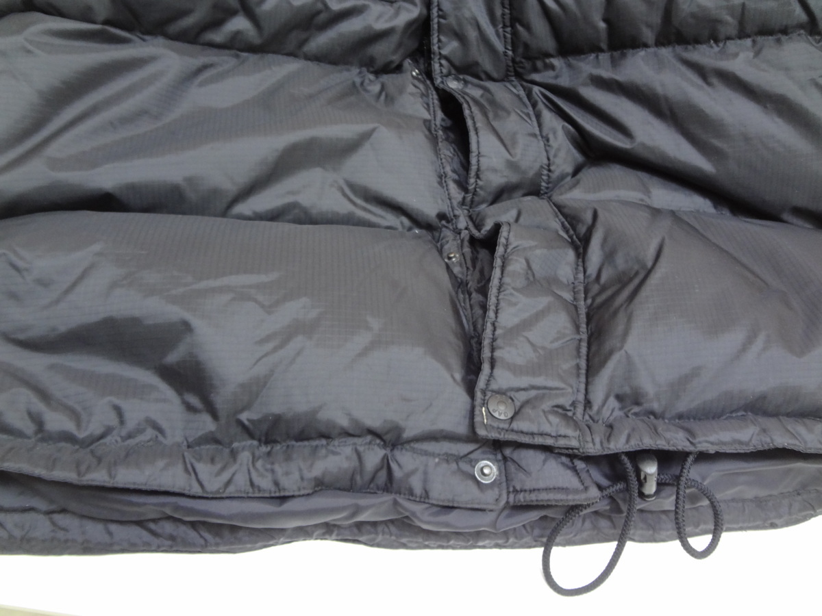 GAP ギャップ ダウン ロングコート メンズ コート XL/XXL ブラック 黒 