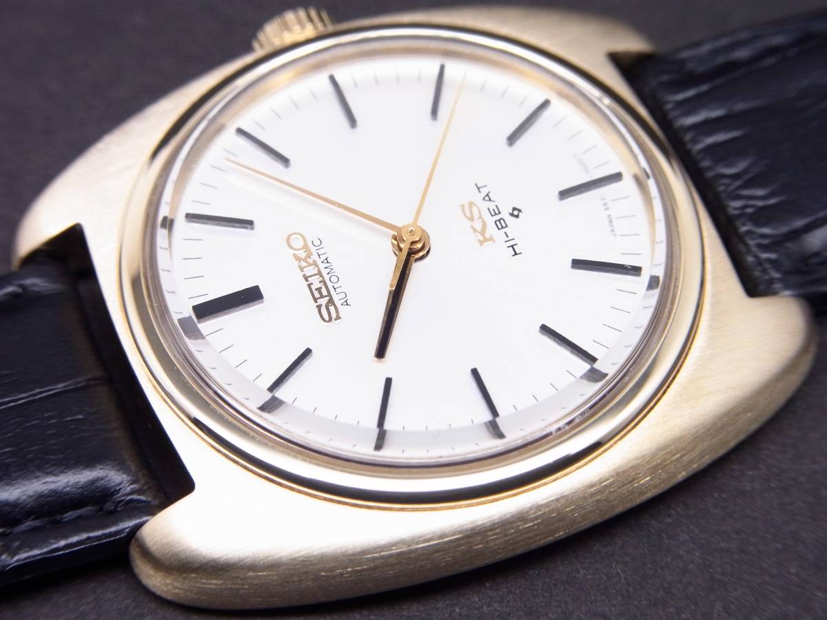 ち*ゲ様 美品KING SEIKO 56KS デイデイト キャップゴールド稼動品 KS 56 キングセイコー キャップゴールド 1969年製 ノンデイト 極上 美