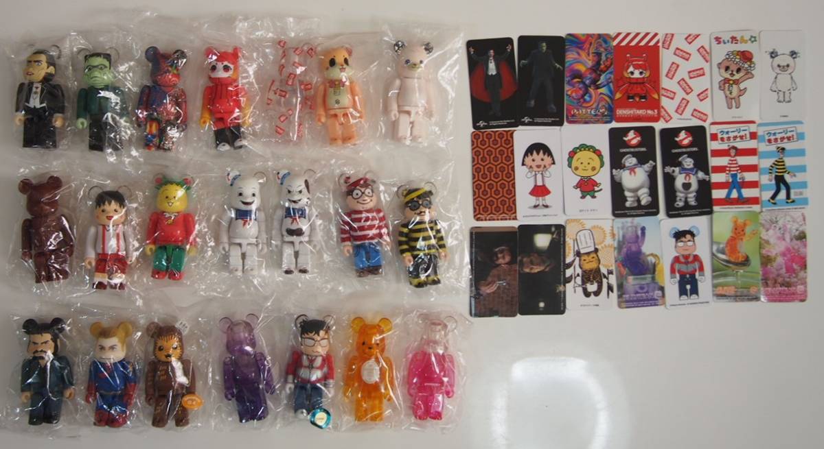 ベアブリック まとめ G ☆ BE@RBRICK シリーズ カード付 未開封 21体 