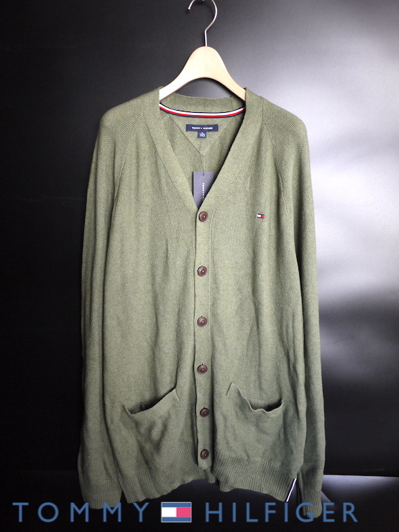 新品 TOMMY HILFIGER トミーヒルフィガー【XLサイズ】コットンニット 