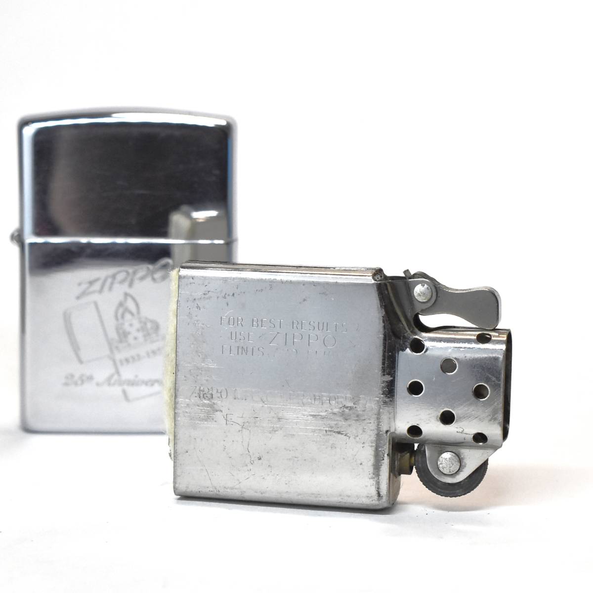 1992年製 ZIPPO 創業25周年記念柄ジッポー 1932-1957 25th Anniversary 