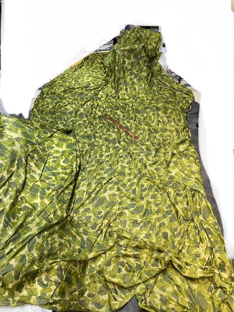 米軍 パラシュート 沖縄米軍実物 レア ダックハンター 端切れ 中古