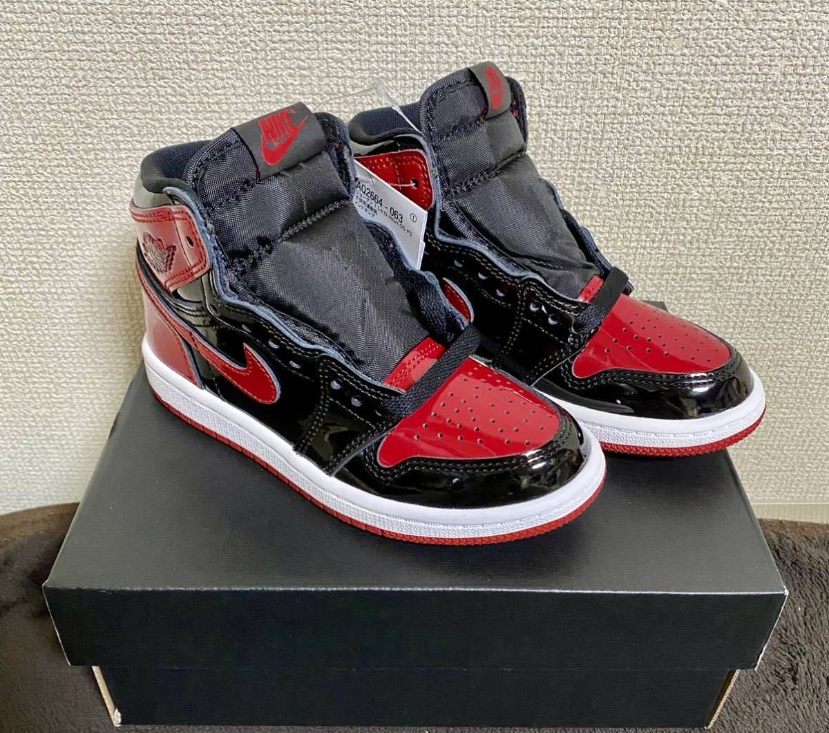AIR JORDAN 1☆OG PS☆Patent Bred☆エアジョーダン1☆HIGH☆17.0cm 