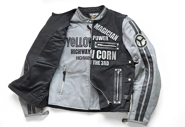 ☆2点セット YELLOW CORN ◇ライディング メッシュジャケット & ベスト 