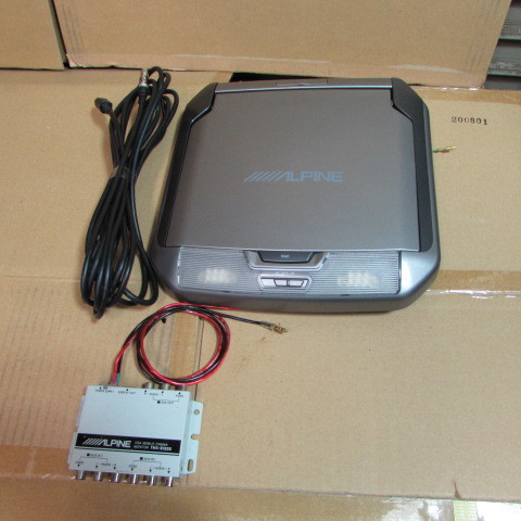 ALPINE アルパイン TMX-R1000 10.2インチ フリップダウンモニター 後部