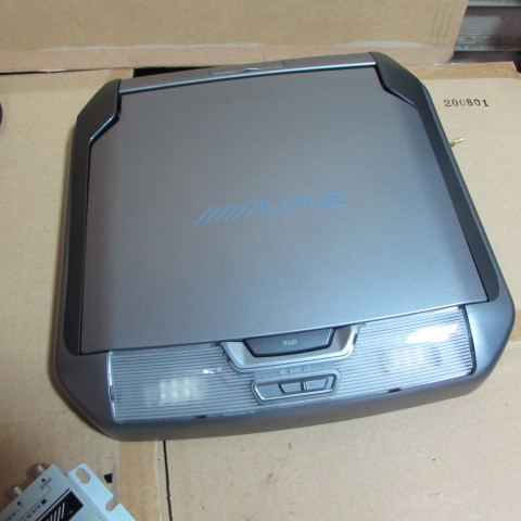 ALPINE アルパイン TMX-R1000 10.2インチ フリップダウンモニター 後部