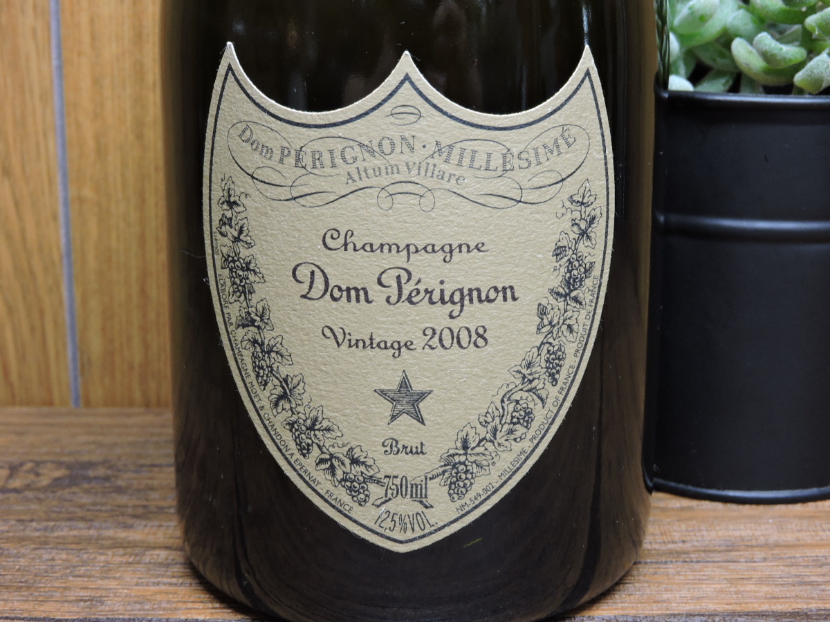 辻△308【未開栓】Champagne DomPerignon Vintage2008 /シャンパーニュ