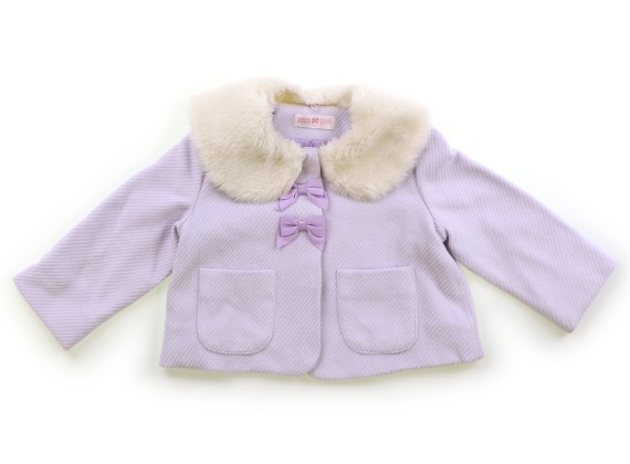 メゾピアノ mezzo piano コート・ジャンパー 90 女の子 ラベンダー