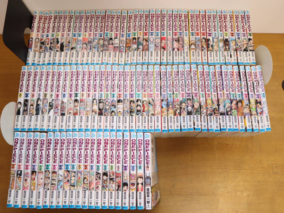One Piece ワンピース 1 最新刊101巻 全101巻セット 尾田栄一郎 101巻 全巻セット 売買されたオークション情報 Yahooの商品情報をアーカイブ公開 オークファン Aucfan Com