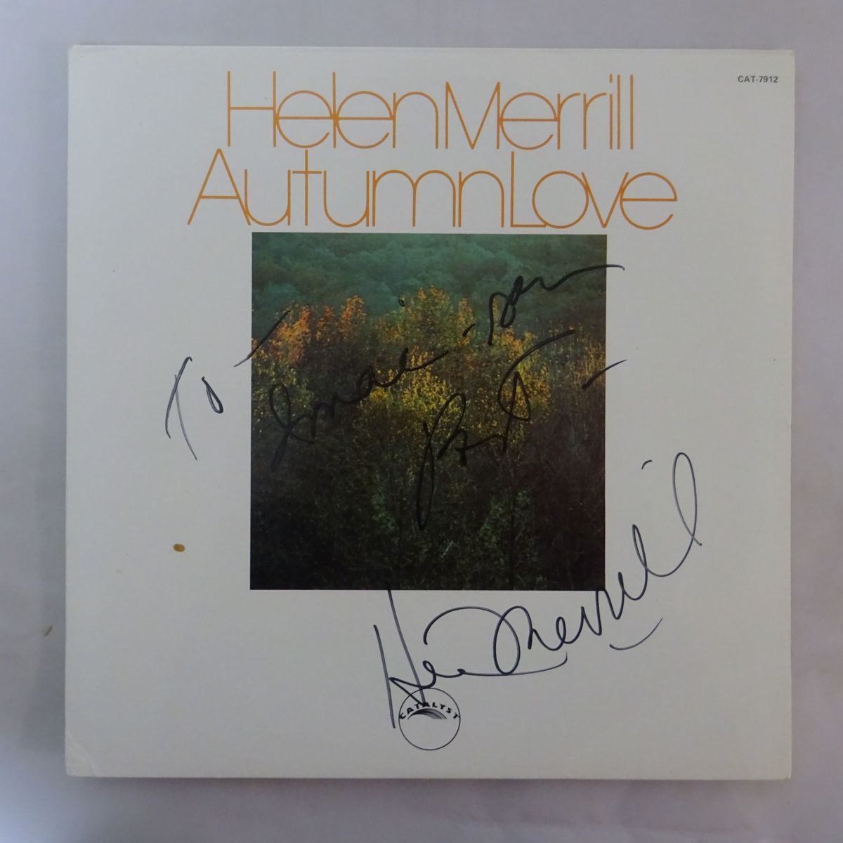  13054781; US盤/直筆サイン入り Helen Merrill / Autumn Love(ボーカル)｜売買されたオークション情報、yahooの商品情報をアーカイブ公開 - オークファン ボーカル