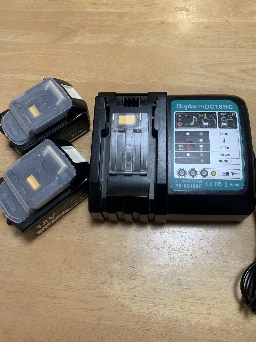 マキタ 互換 バッテリー 18V 充電器セット : BL1860B 18v 互換バッテリー | 安い商品を makita bl1860b互換バッテリー + 充電器」の人気商品一覧 充電器セット」の人気商品一覧
