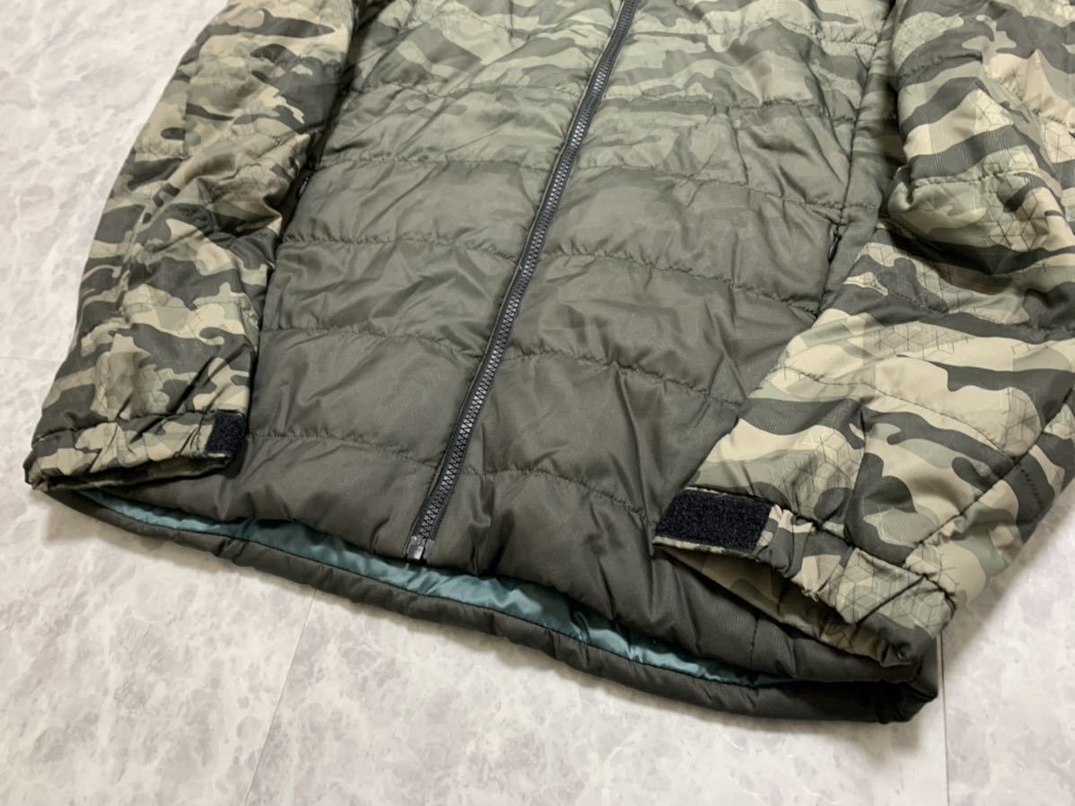 本物 確認 Oakley ジップアップジャケット ブラックカモフラ Mサイズ 