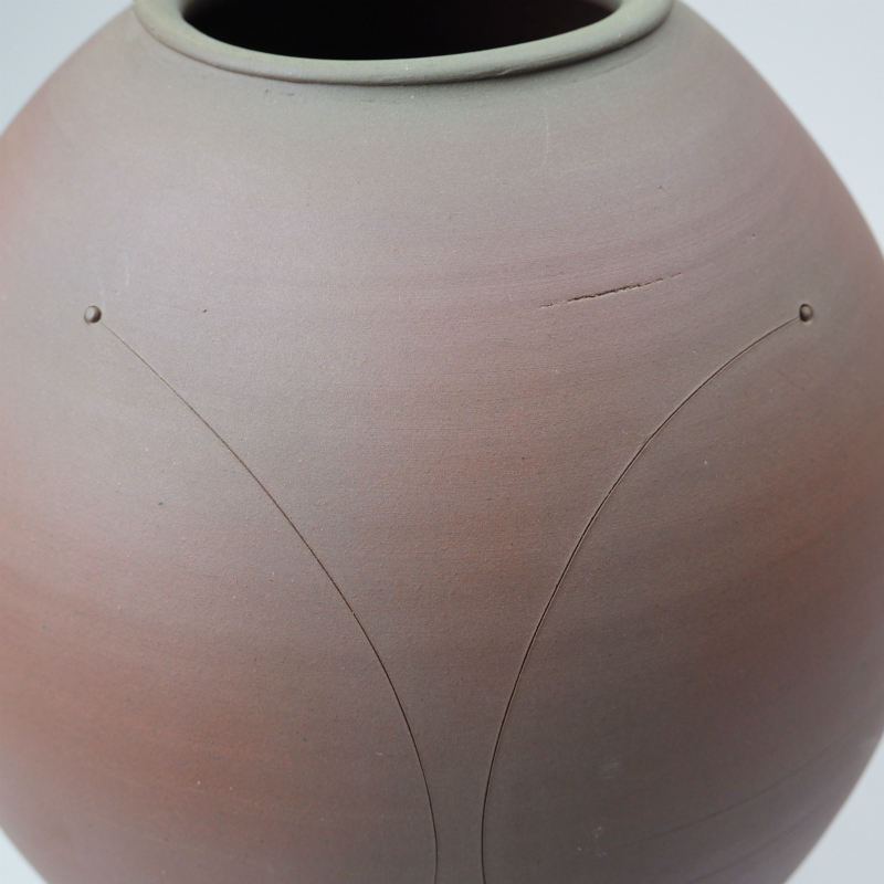 今井政之 共箱 Yahoo!オークション 花瓶 象嵌彩 鶏頭 茶道具 A0106 - 1