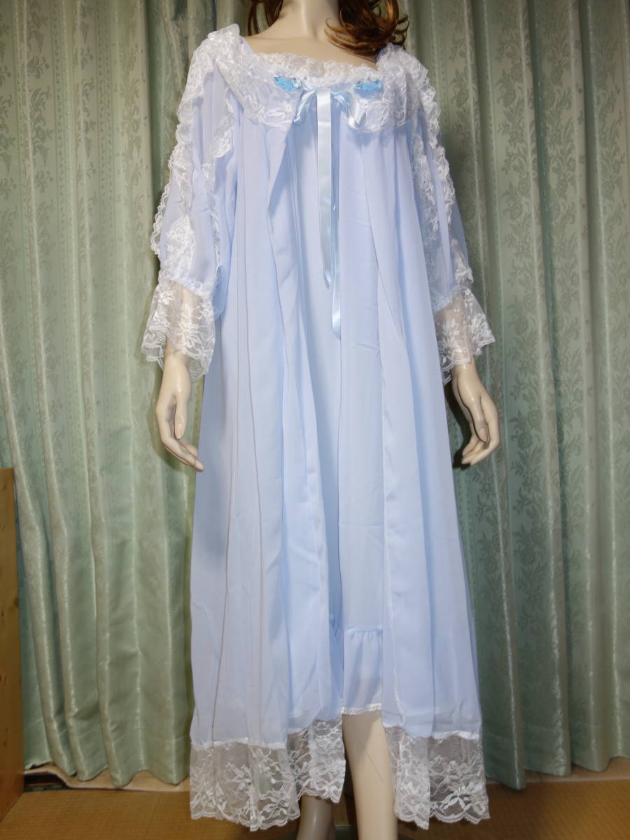S4 同様 激カワ ブルー系のネグリジェ Lサイズ ナイトウエア パジャマ 売買されたオークション情報 Yahooの商品情報をアーカイブ公開 オークファン Aucfan Com